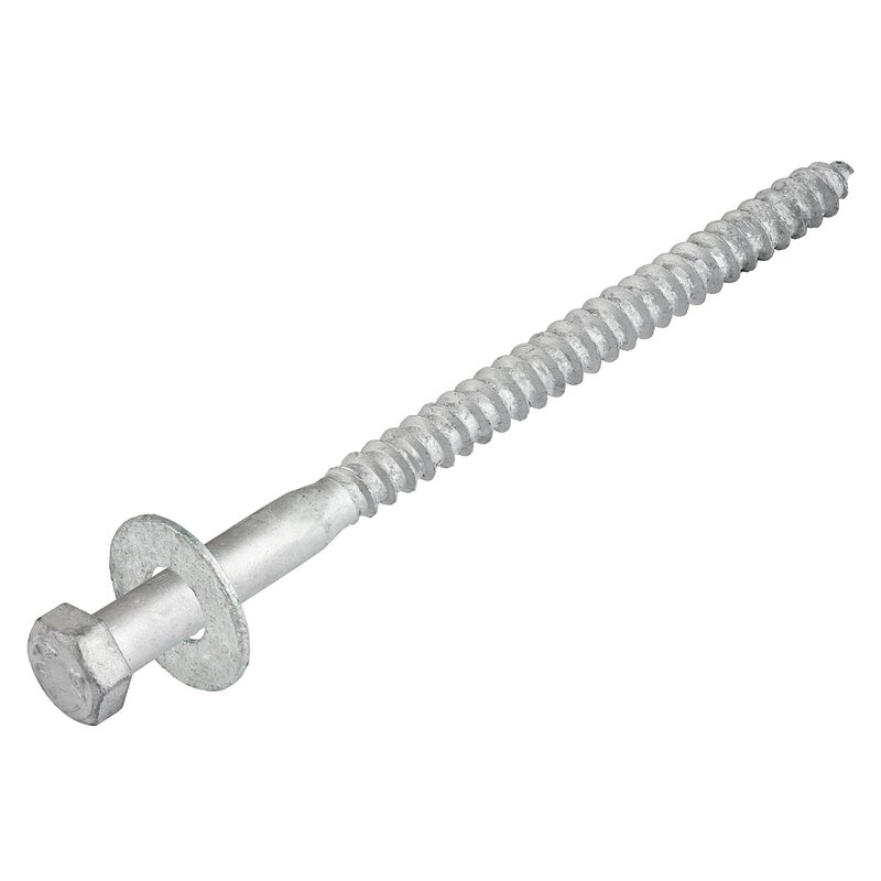 MAKERS BOLT 3/8 x 6 (50 Pack) Lag Screw Kit, 50 Screws and 50 washers, Hot Dip Galvanized, Meets ASME B18.2.1 Industrial/Commercial Grade by - Image 1
